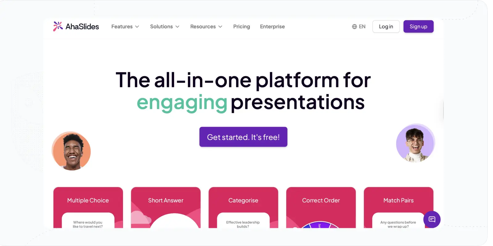 AhaSlides: Excellent L&D Tool for Training Events and Group Learning