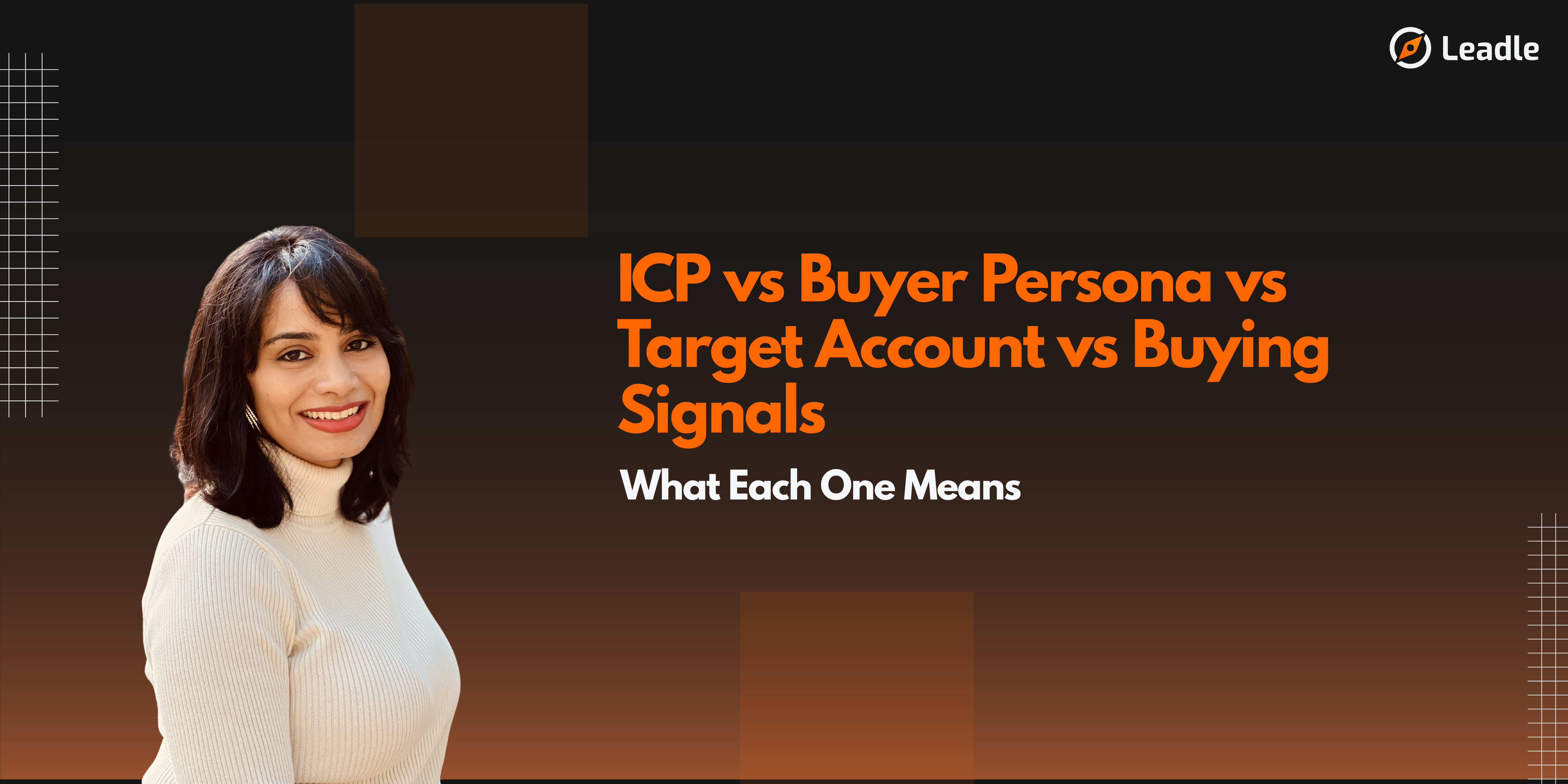 ICP vs Buyer Persona vs Target Account vs Buying Signals: What Each One Means