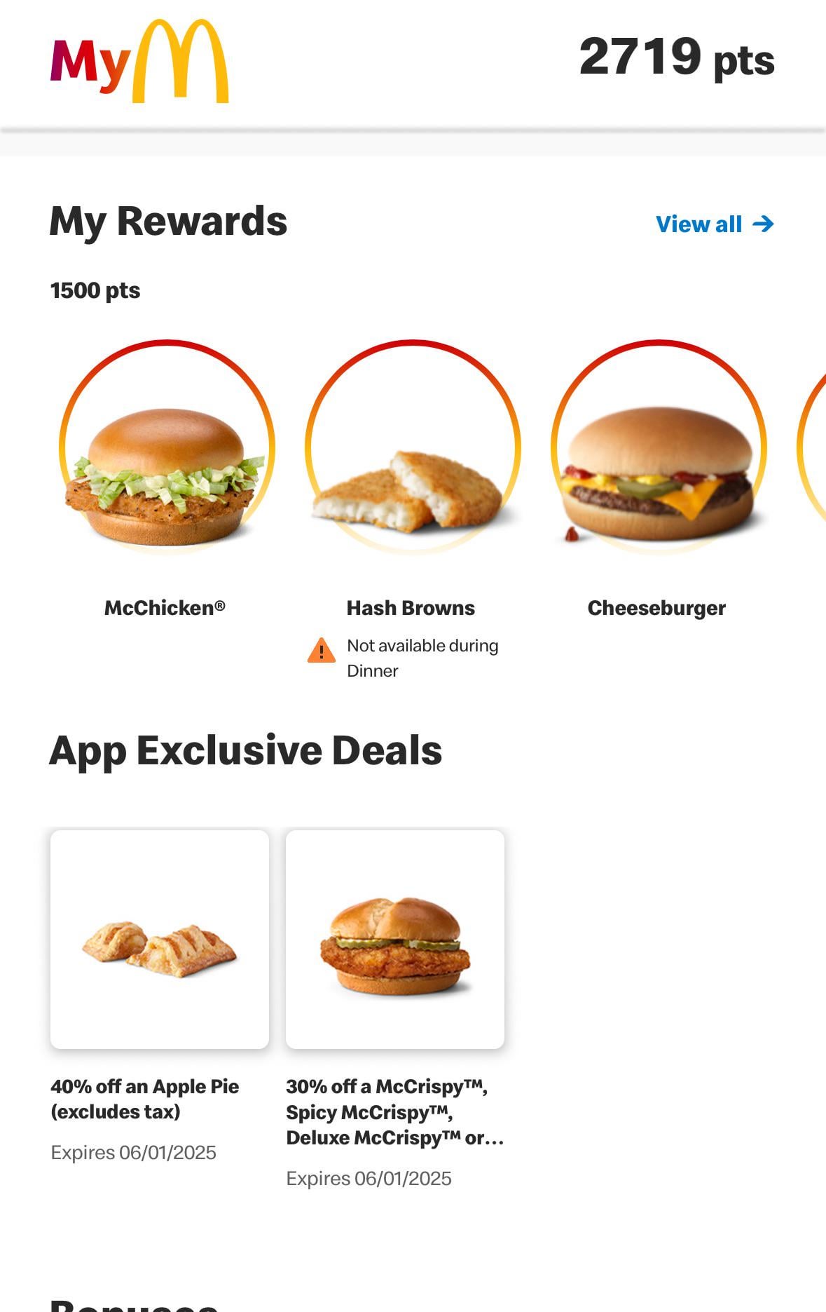 McDonald's app marketing 
