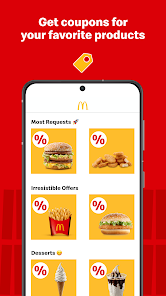 McDonald's Offers for app marketing