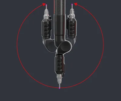 Maneuverability of the 6th axis of the arm