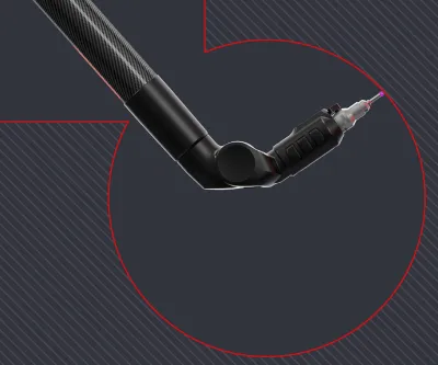 Ease of the 6th axis of the arm to enter the cavities