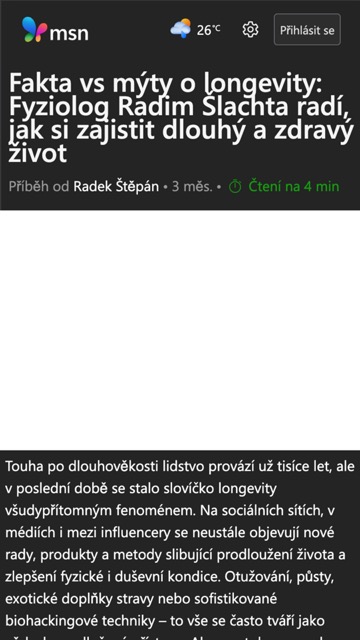 Web article preview
