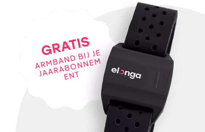 Ontvang een gratis Elonga slimme armband bij je lidmaatschap