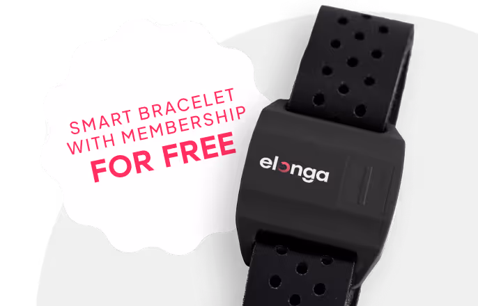 Get a free Elonga smart bracelet with your membership
