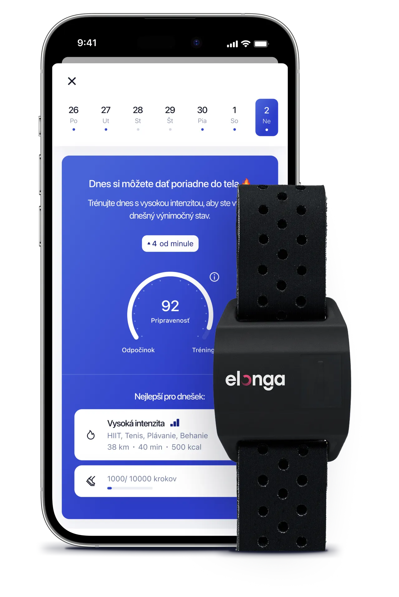 Elonga app and device
