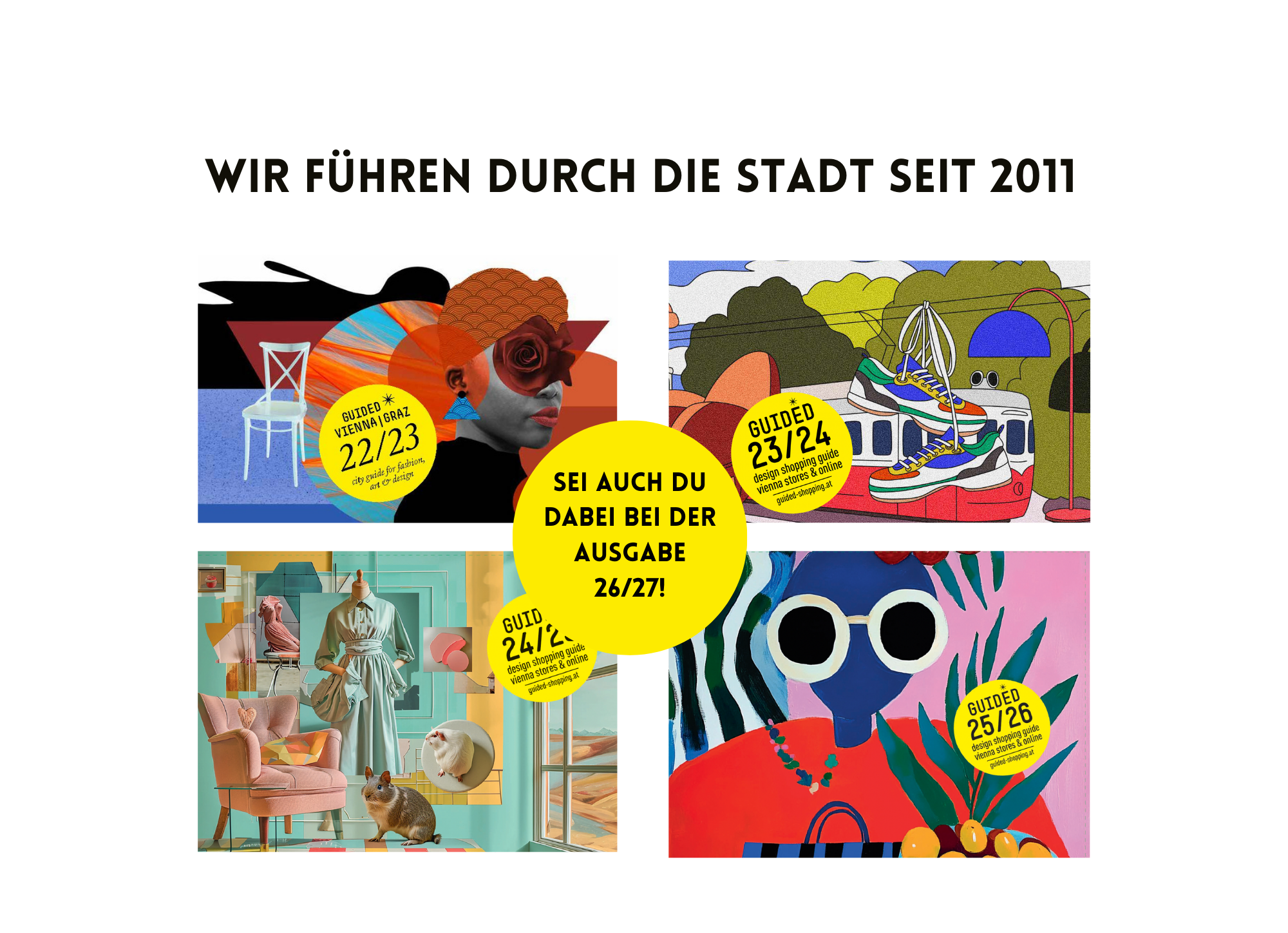 Cover von GUIDED der vergangenen 4 Ausgaben