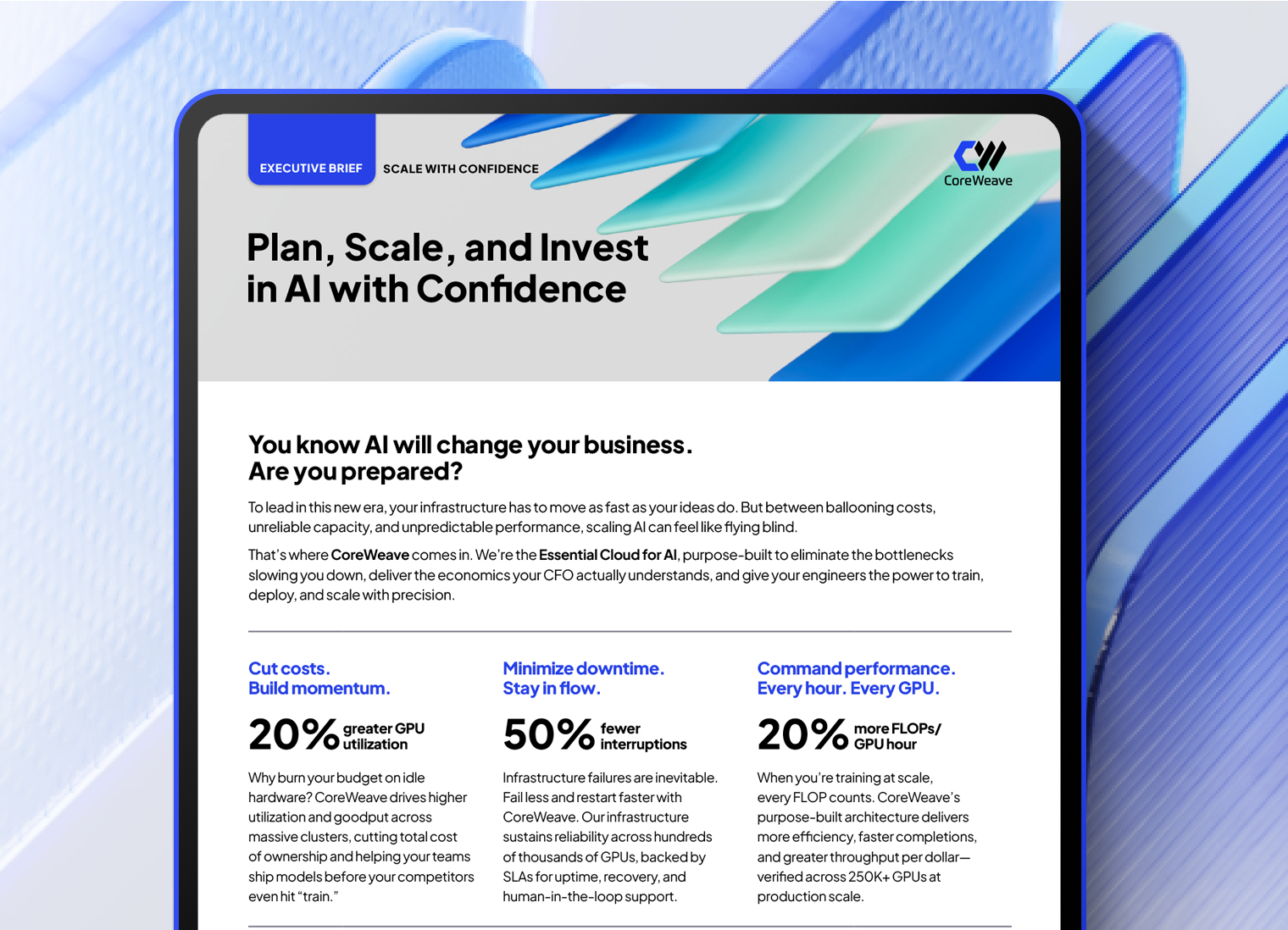 Plan, Scale, and Invest in AI with Confidence