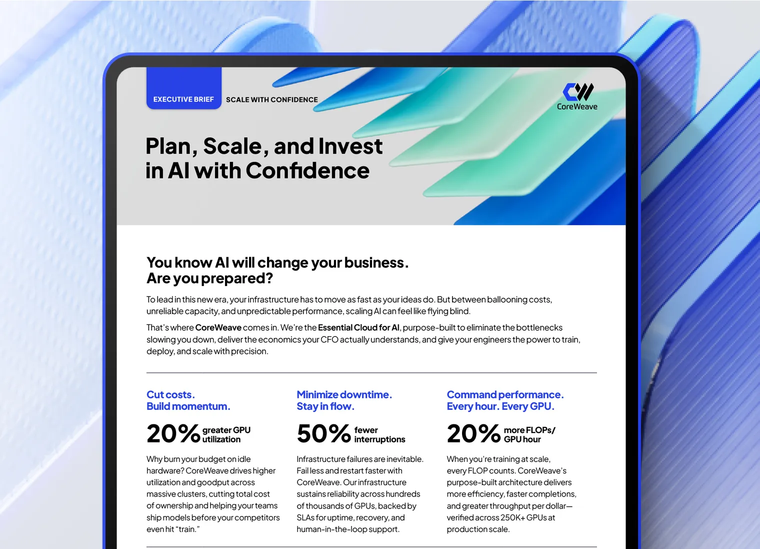 Plan, Scale, and Invest in AI with Confidence