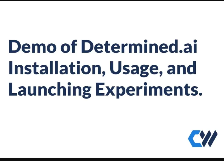 Training Deep Learning models on CoreWeave Cloud with Determined.AI