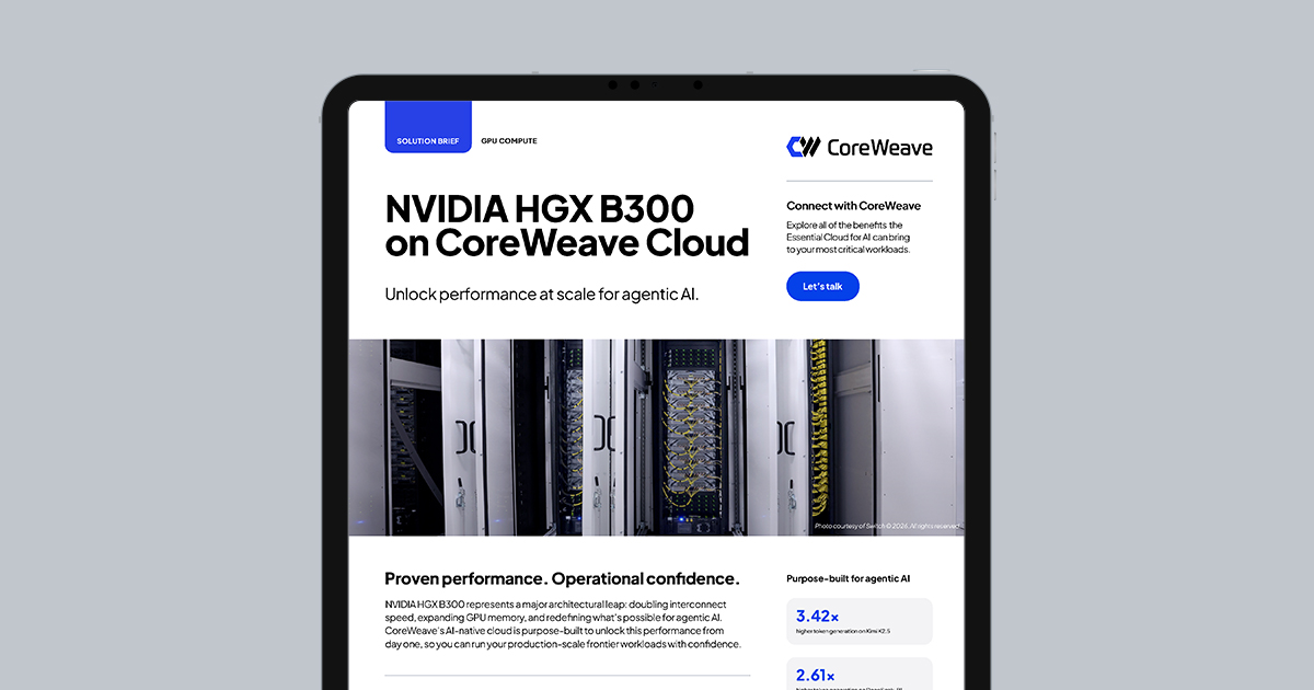 NVIDIAとCoreWeaveが示すエージェントAI向け専用クラウドの決定的優位性