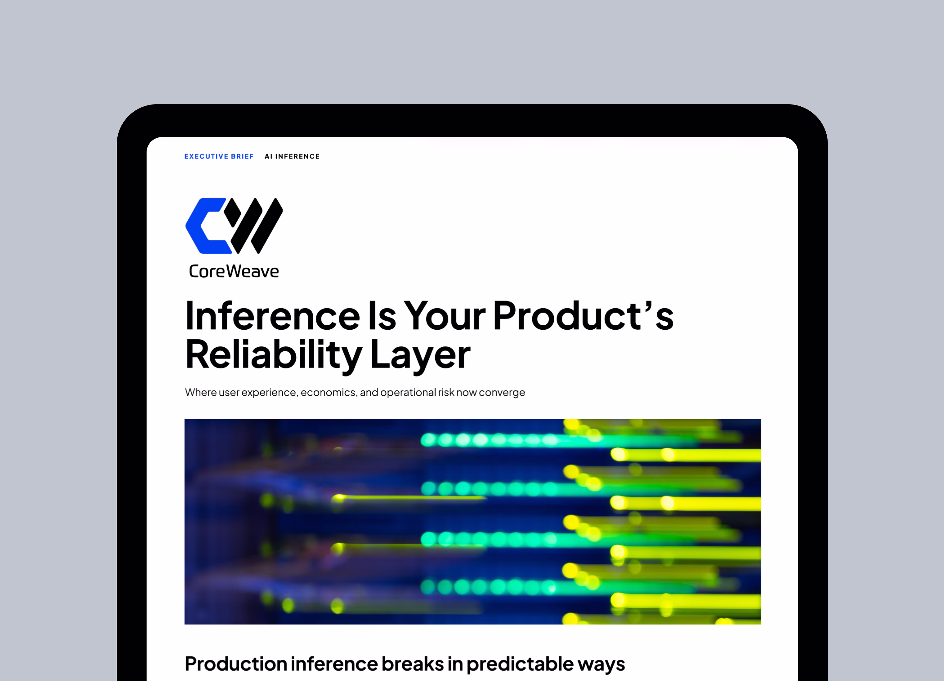 Inference Is Your Product’s Reliability Layer