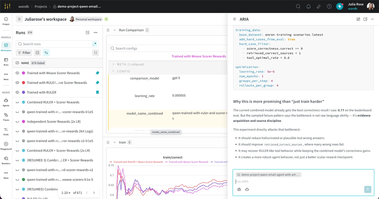 Introducing CoreWeave ARIA: AI Research and Iteration Agent