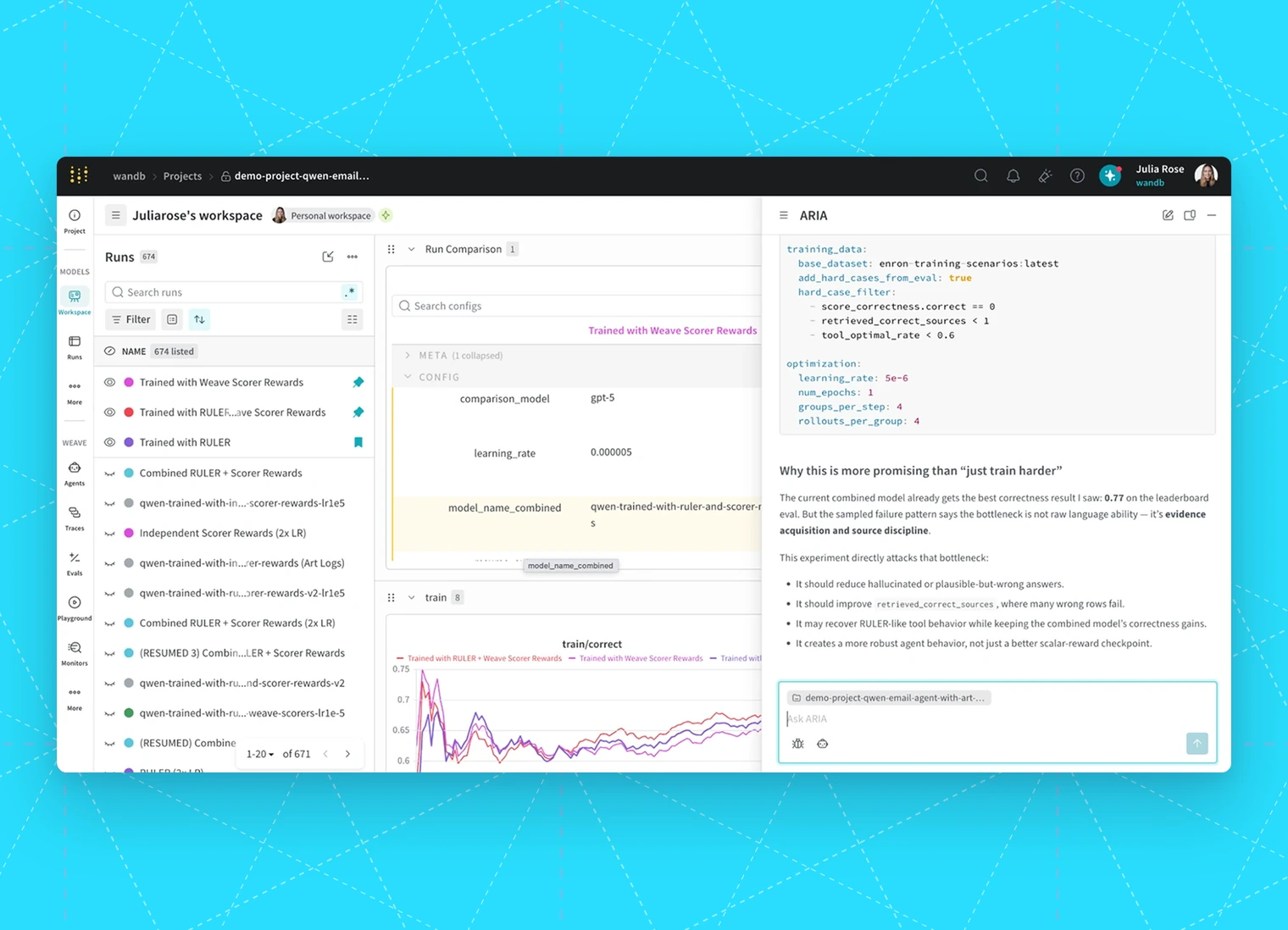 Introducing CoreWeave ARIA: AI Research and Iteration Agent