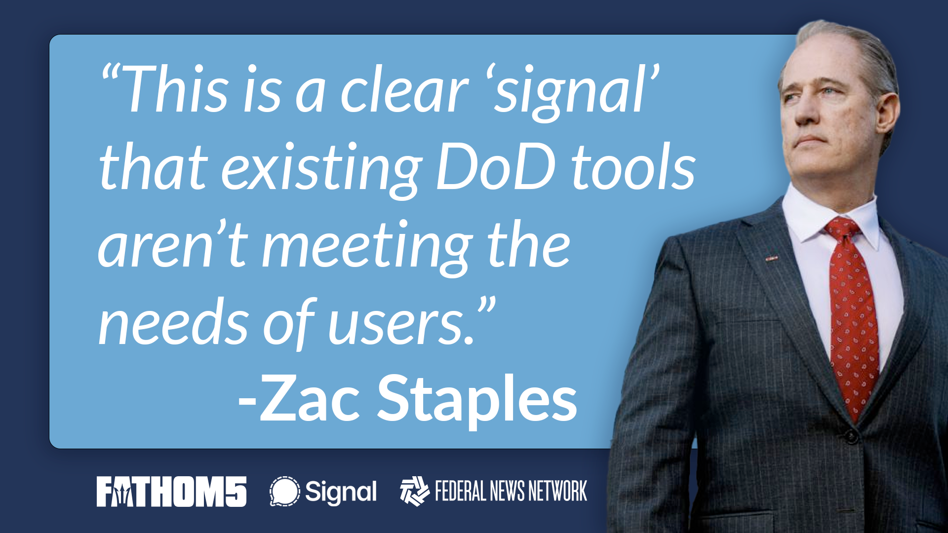 What Signal reveals about the Defense digital gap