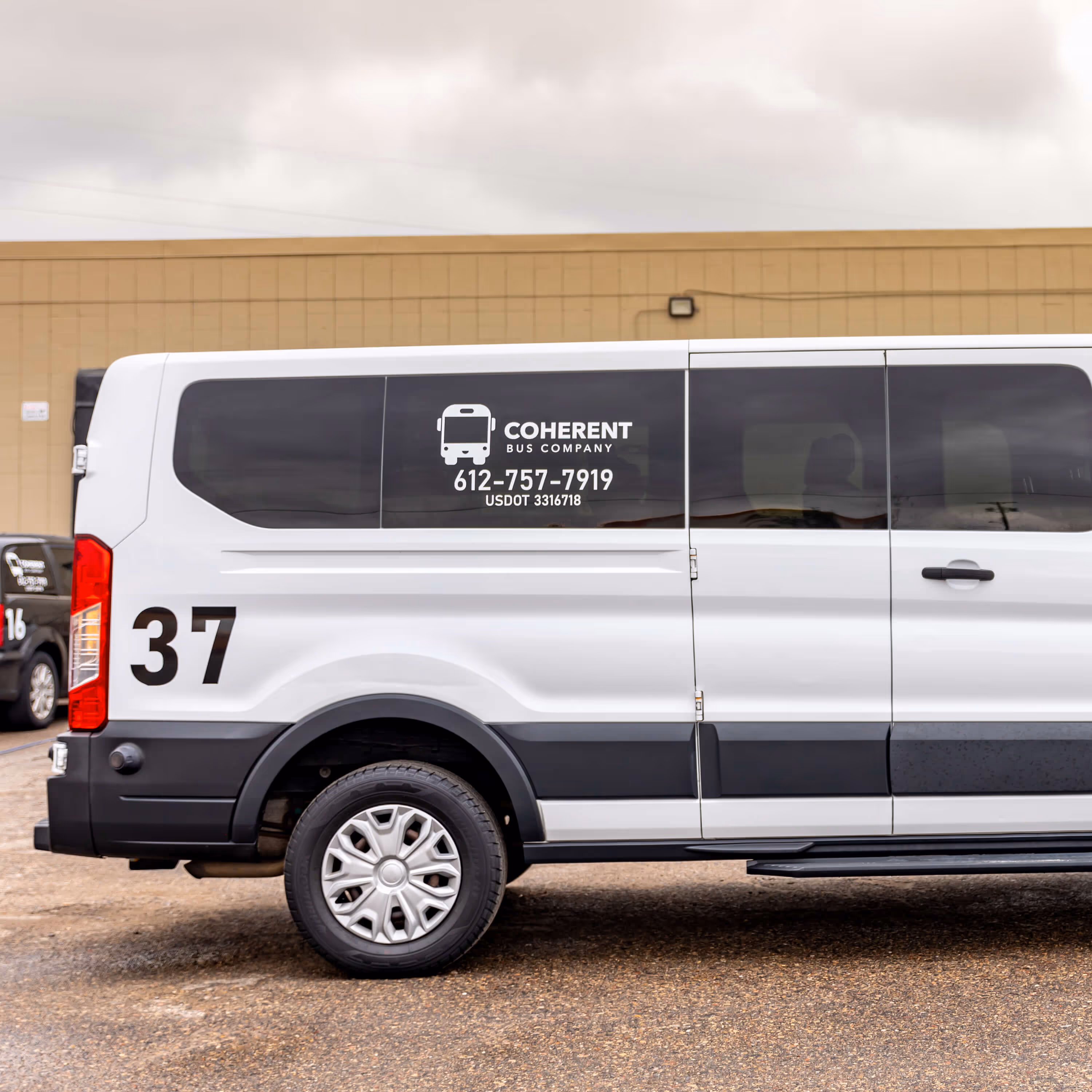 Coherent Bus Company passenger van