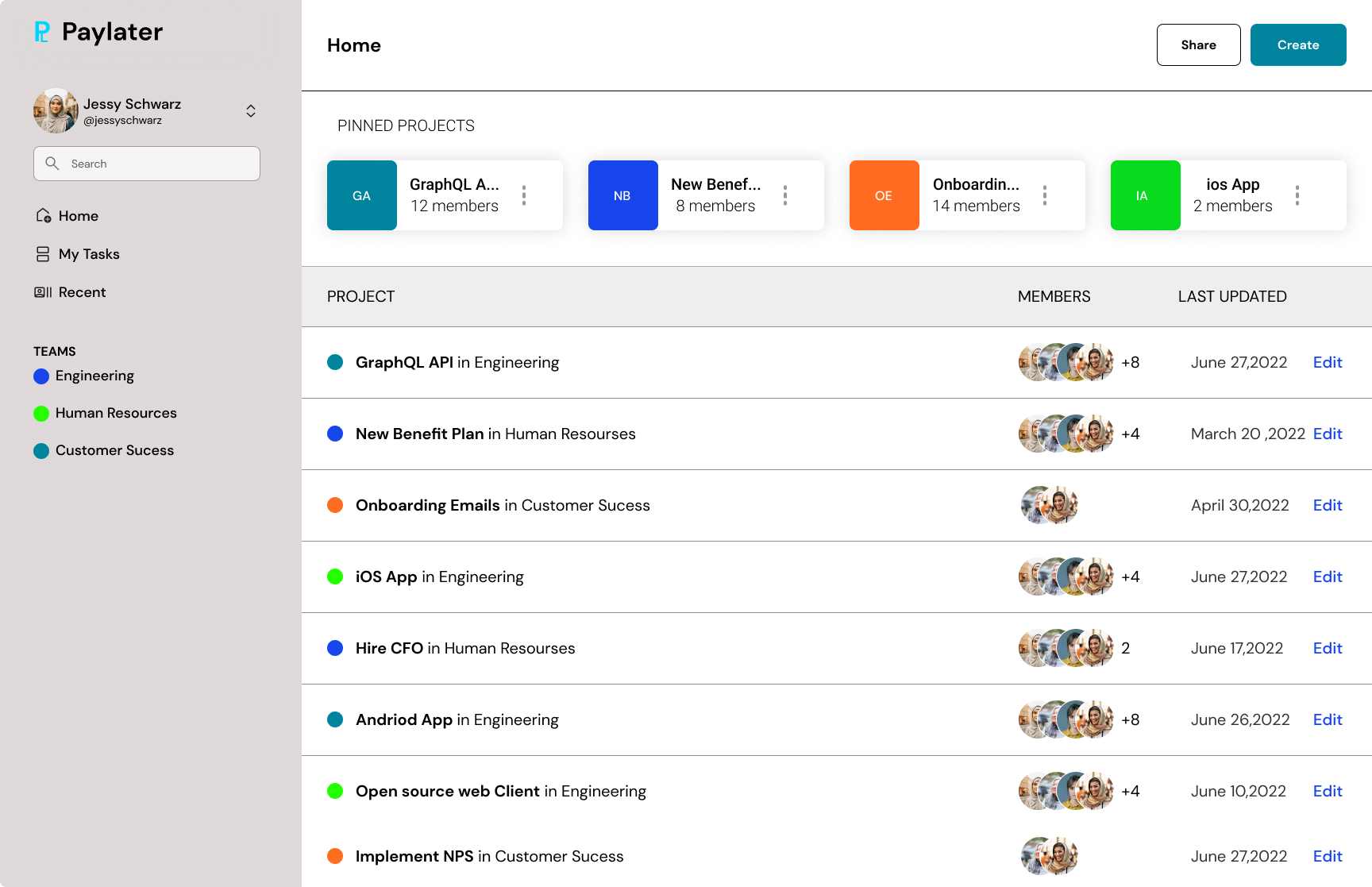 A screenshot of web page