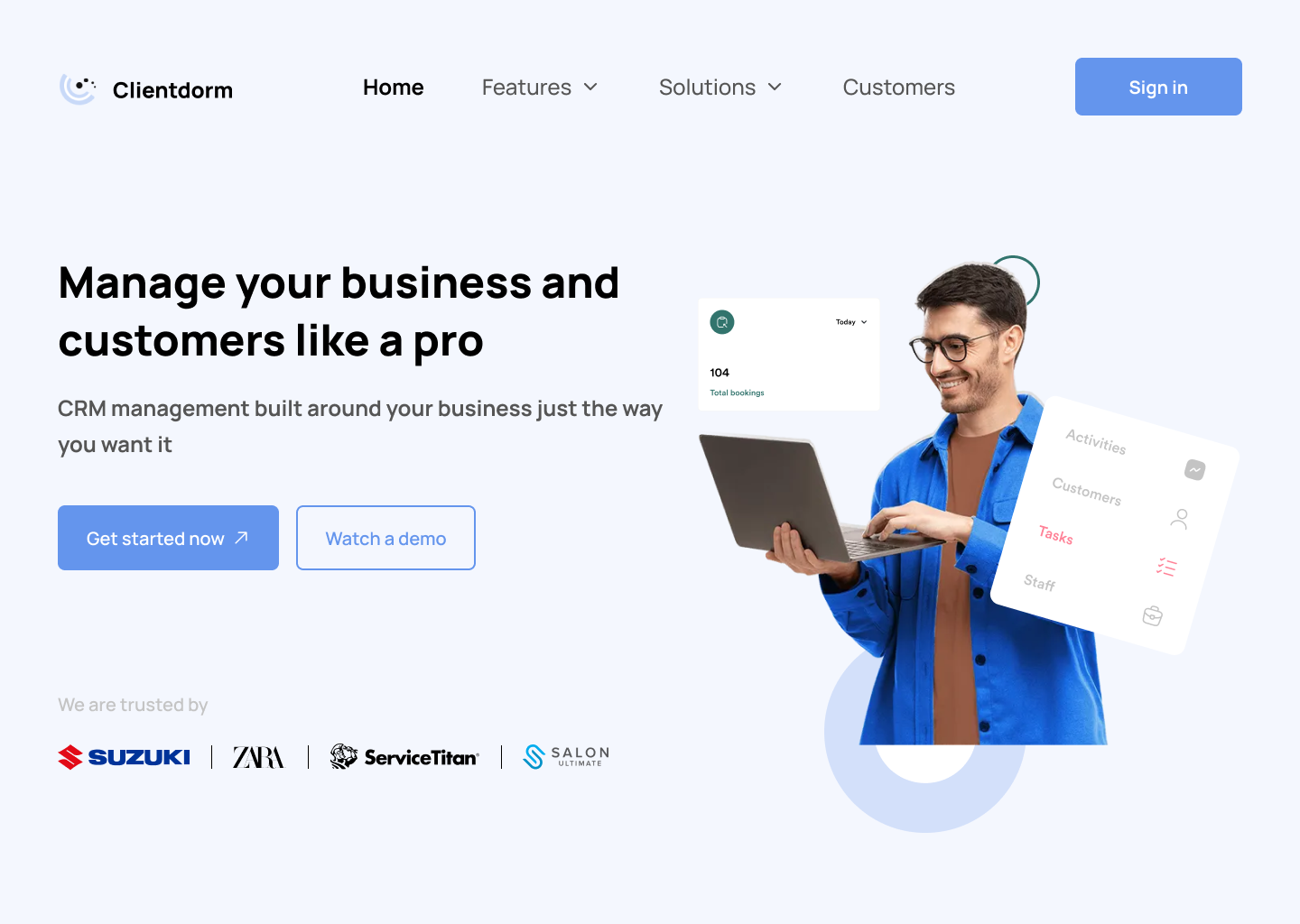 A screenshot of web page