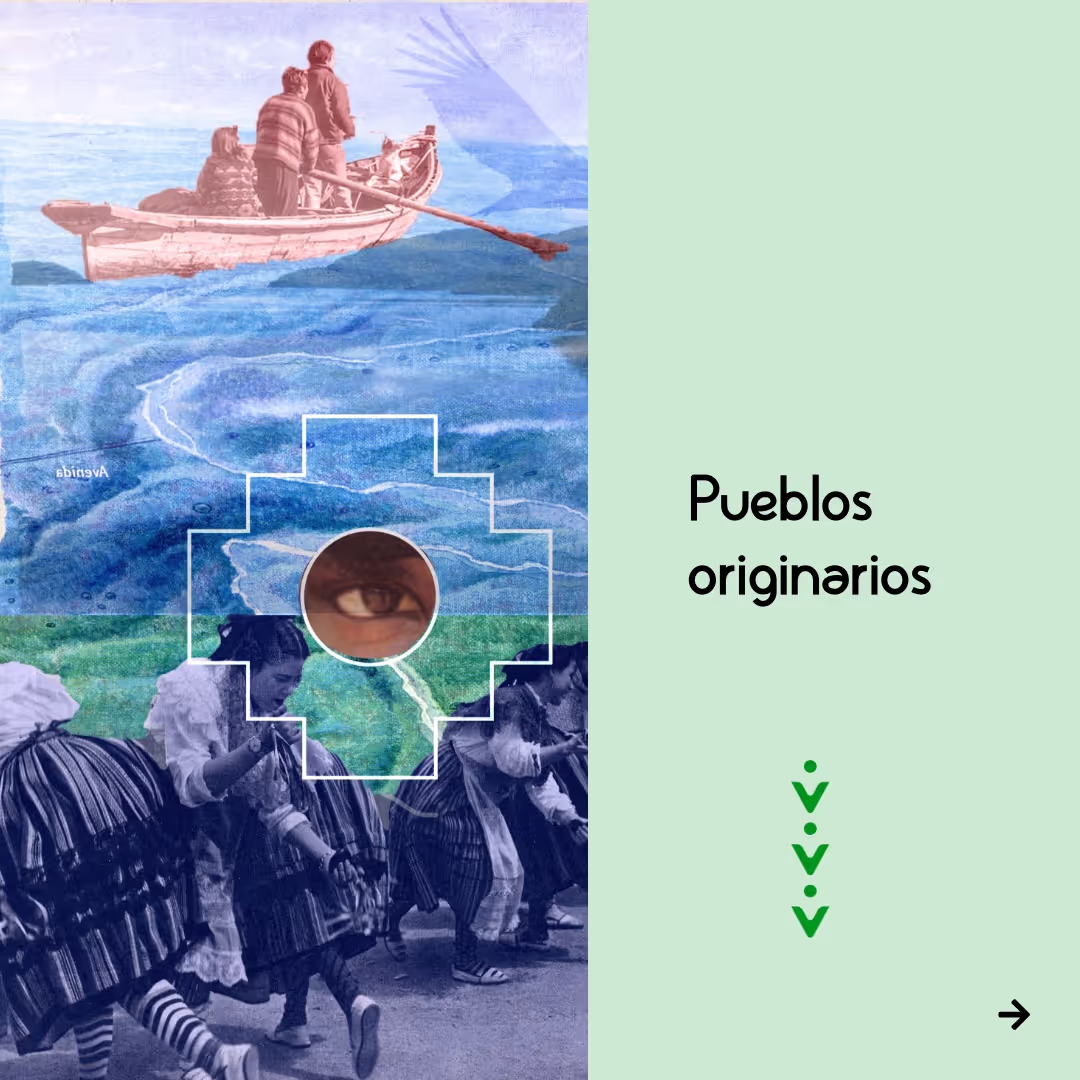 Gráfica acerca de los pueblos originarios para las redes sociales de Vejez Diversa, proyecto de investigación sobre la vejez y la diversidad.