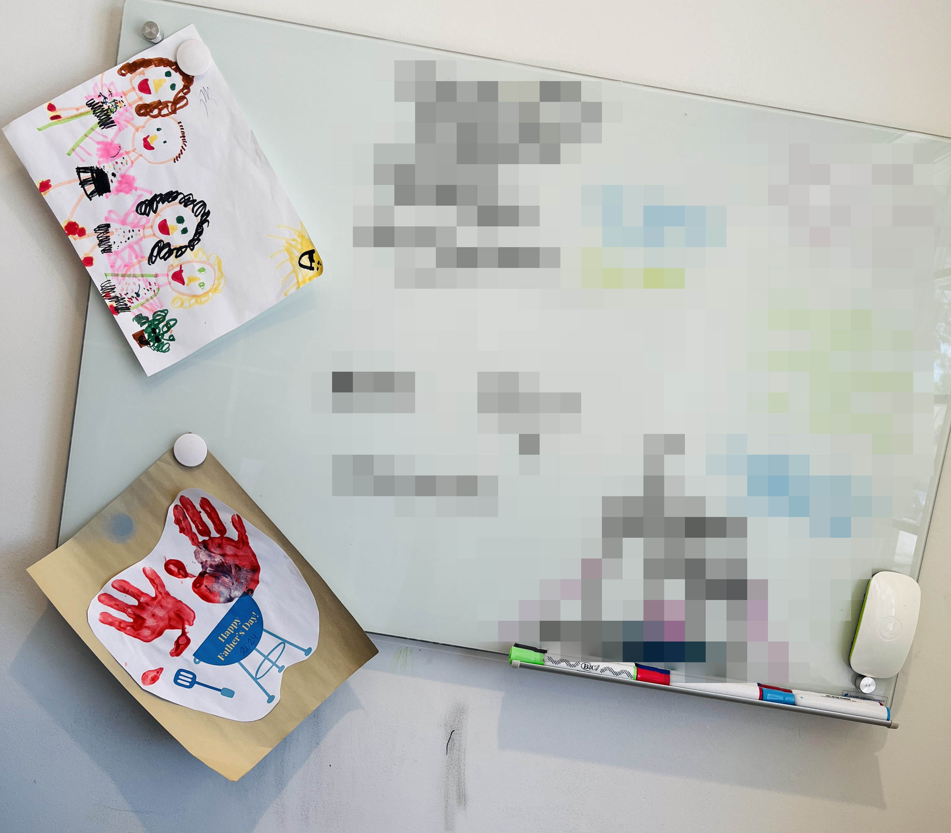 my redacted whiteboard