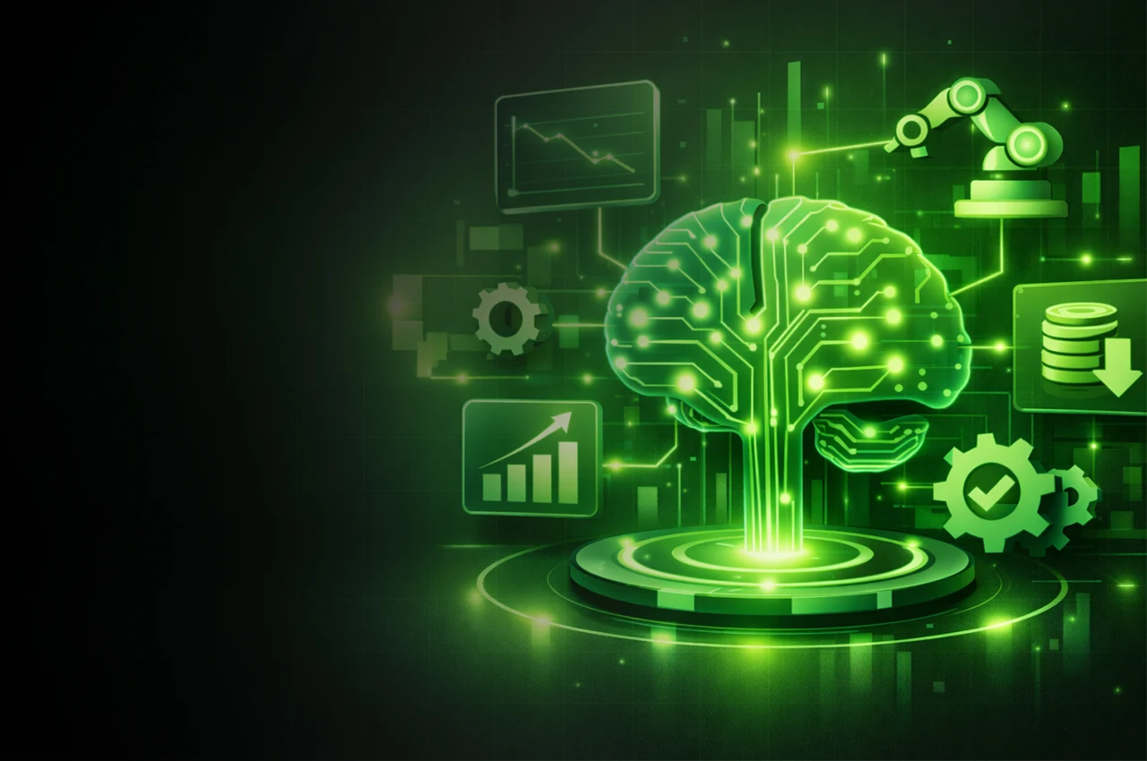 AI optimizing cost management and efficiency in digital businesses