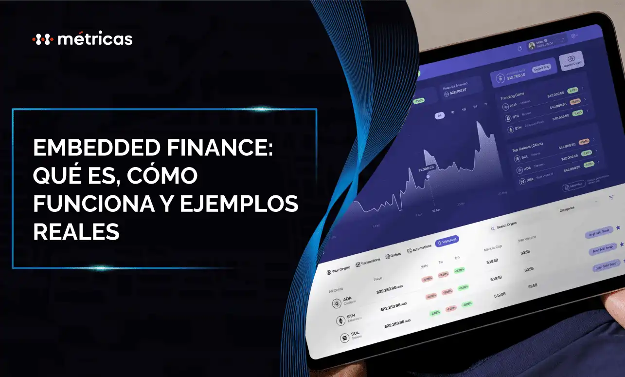 Descubre qué es el embedded finance, cómo funciona y ejemplos reales de empresas que integran servicios financieros en su modelo de negocio.