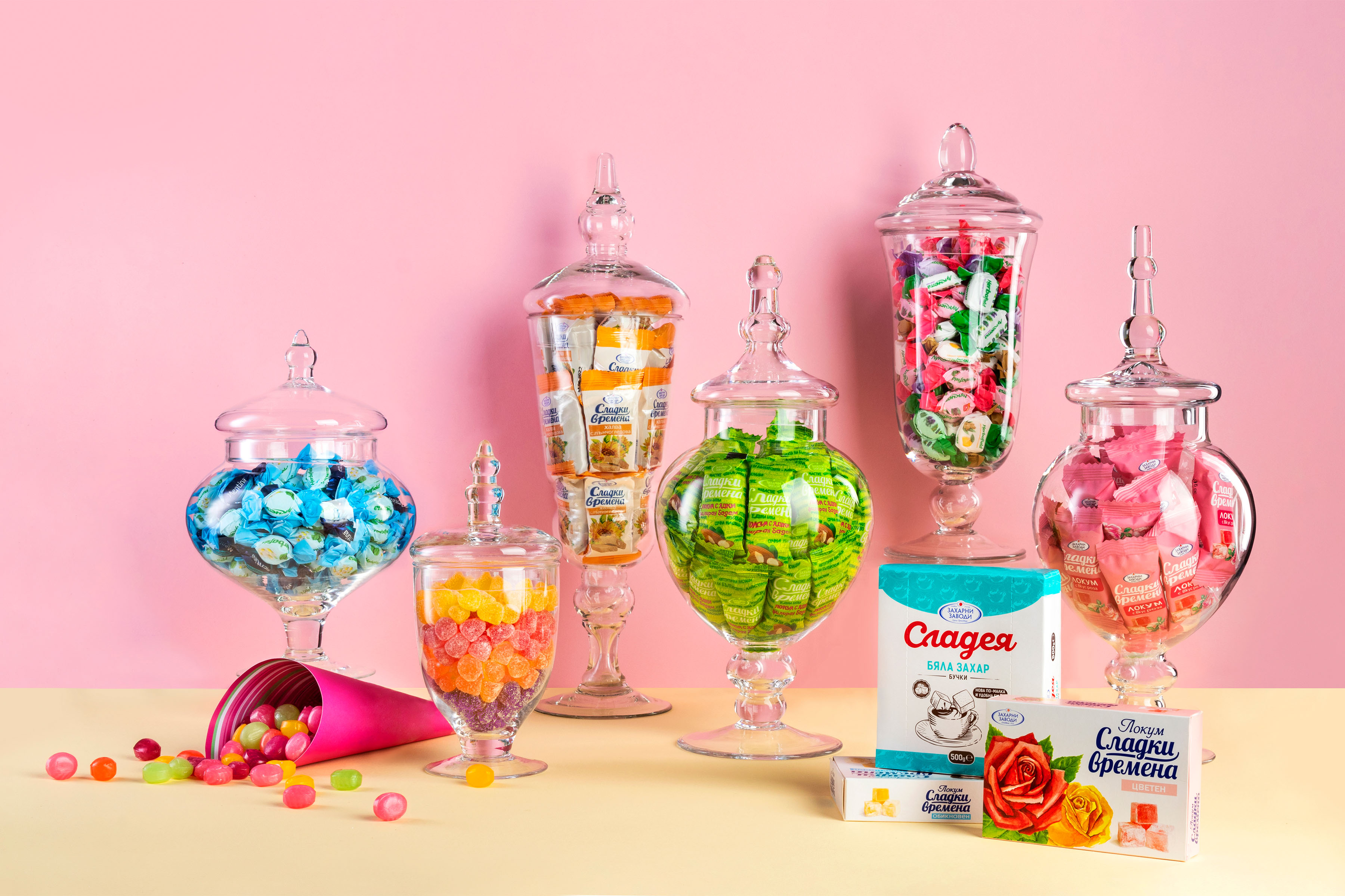 Zaharni zavodi's sweets in jars