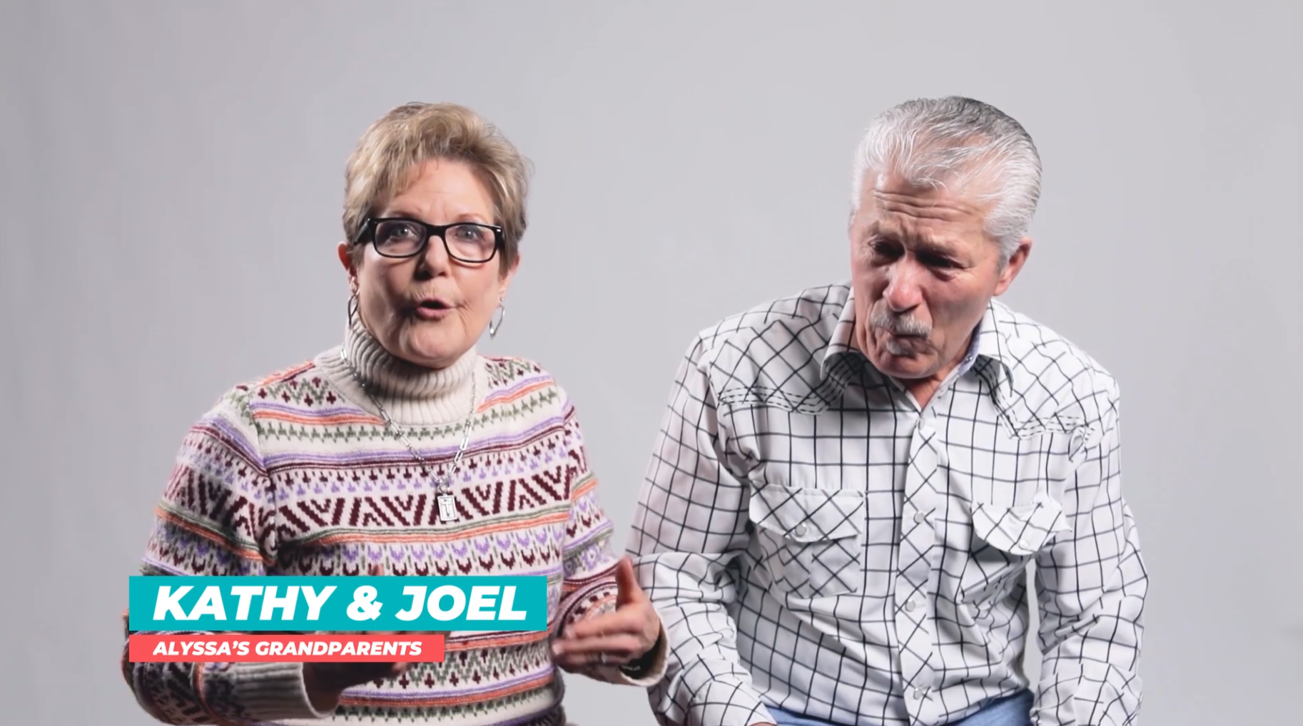 Kathy & Joel, Alyssa's Grandparents