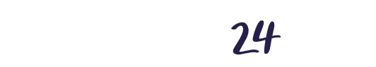 home24 company logo with 'home' in white script and '24' in dark blue inside a white circle.