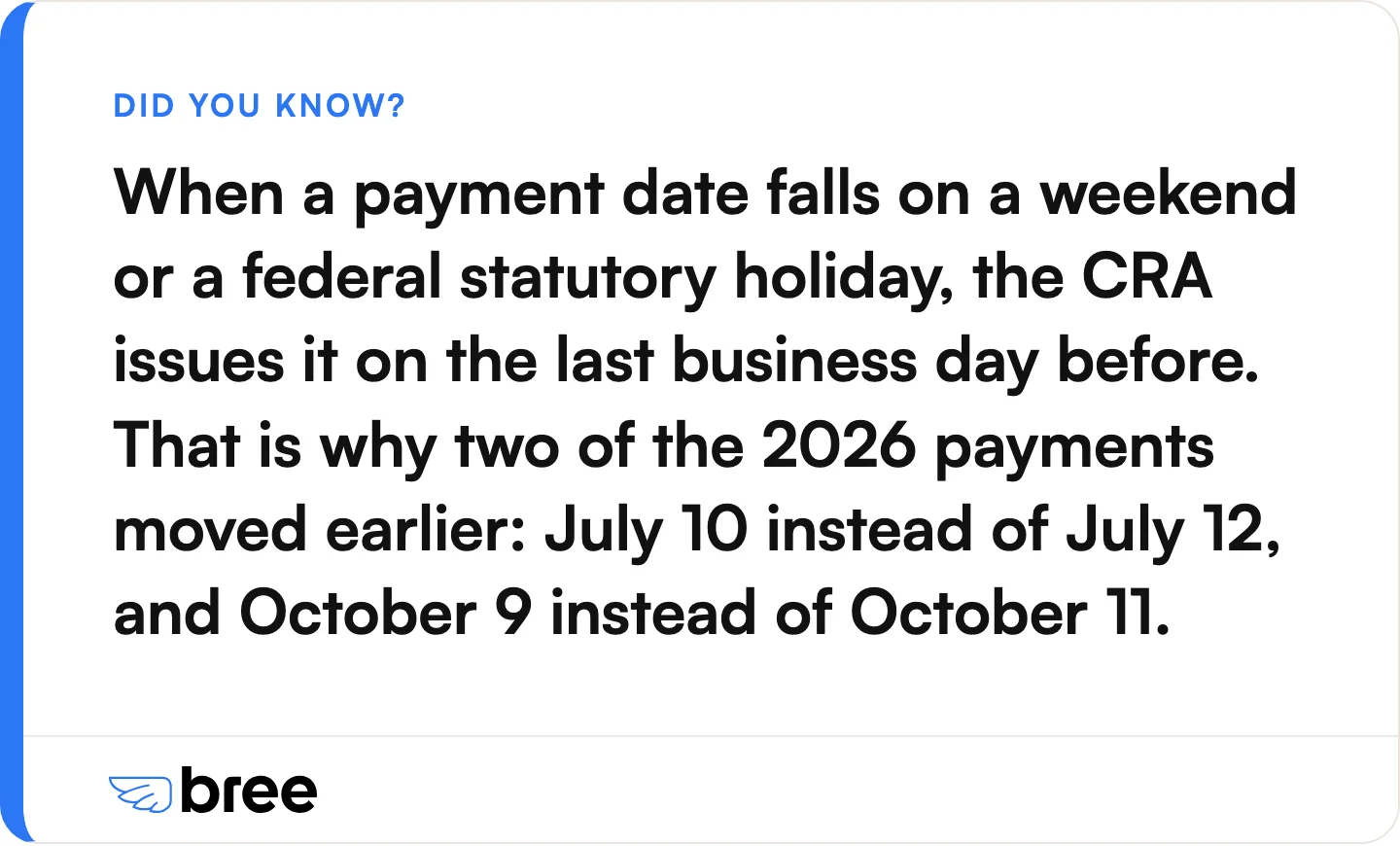 Why two of the 2026 advance payments land earlier than the standard issue dates.