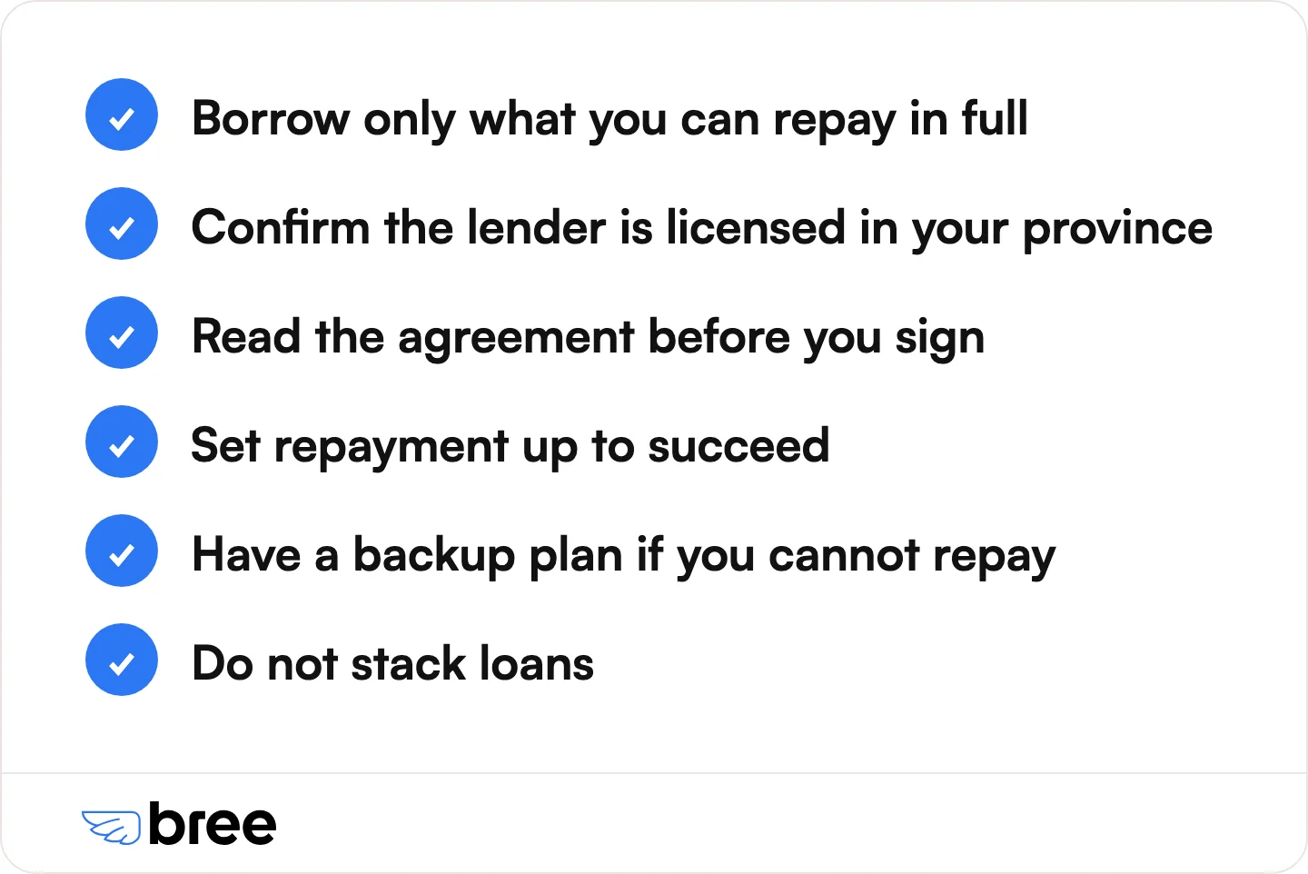 The six habits this guide says limit the damage if a payday loan is still your best option.