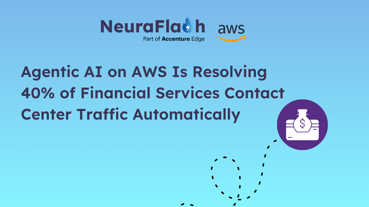 Agentic AI on AWS Is Resolving 40% of Financial Services Contact Center Traffic Automatically