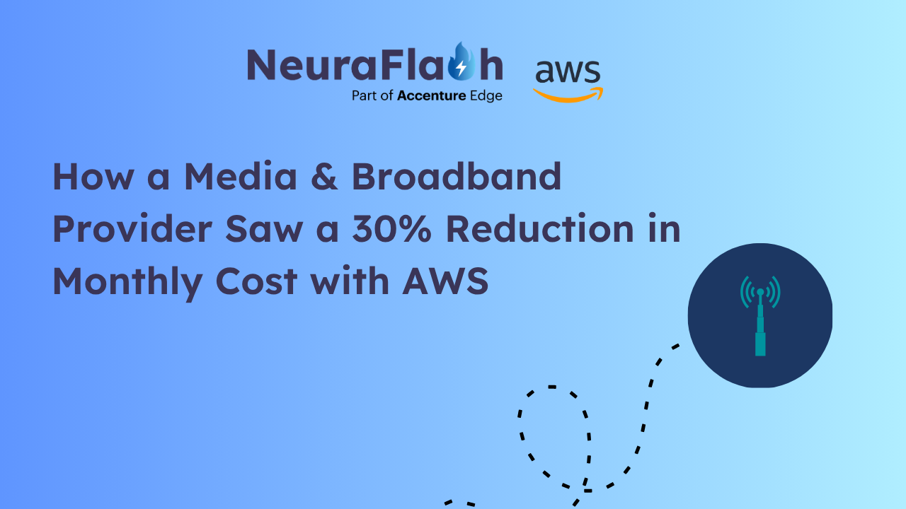 How a Media & Broadband Provider Saw a 30% Reduction in Monthly Cost with AWS