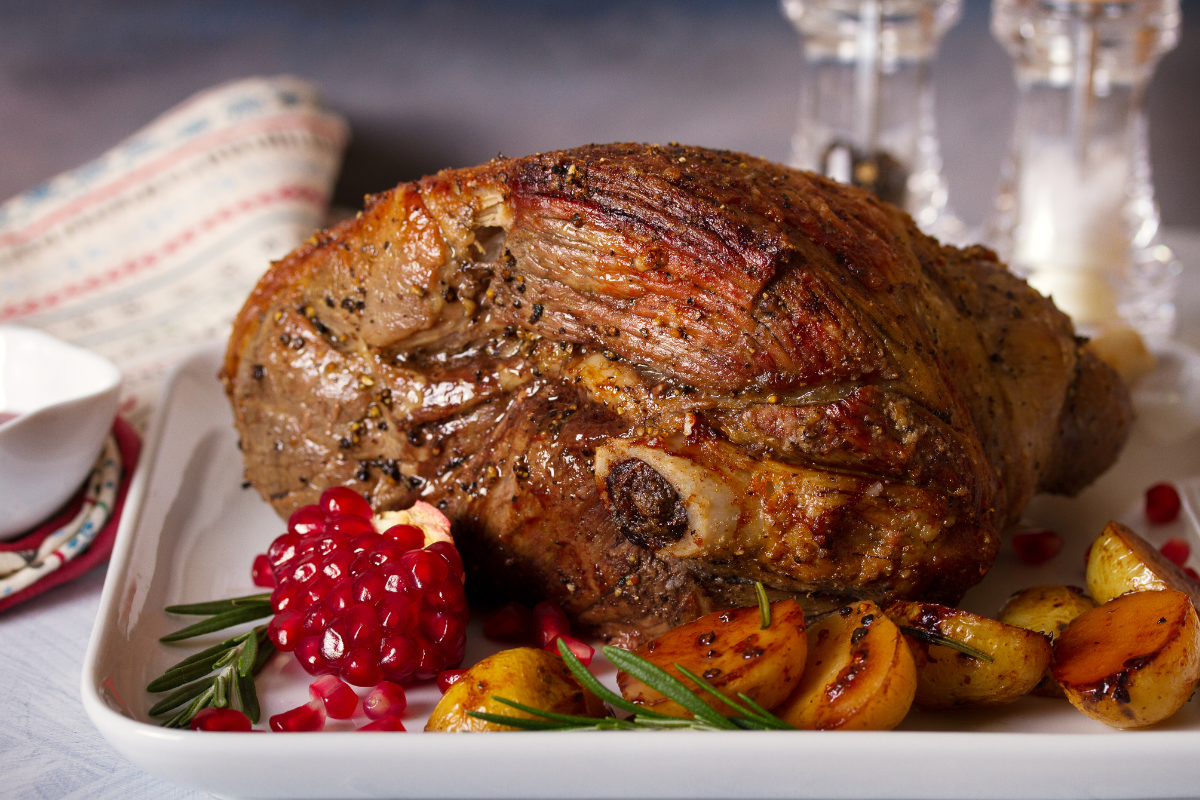 Slow-Cooker Roast Lamb With Potatoes Recipe