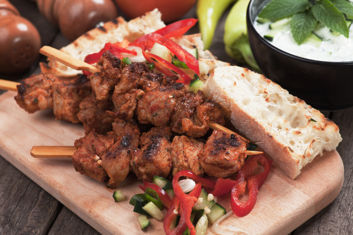 Marinated Greek Lamb Souvlaki Recipe