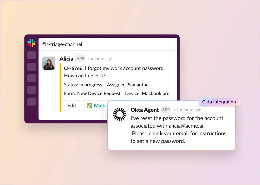 ClearFeed’s Slack-Okta Integration: Manage Okta Actions Directly from Slack