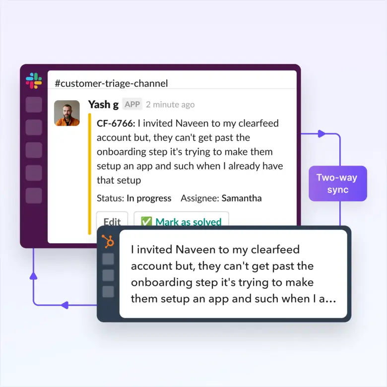 Sync Slack to your CRM