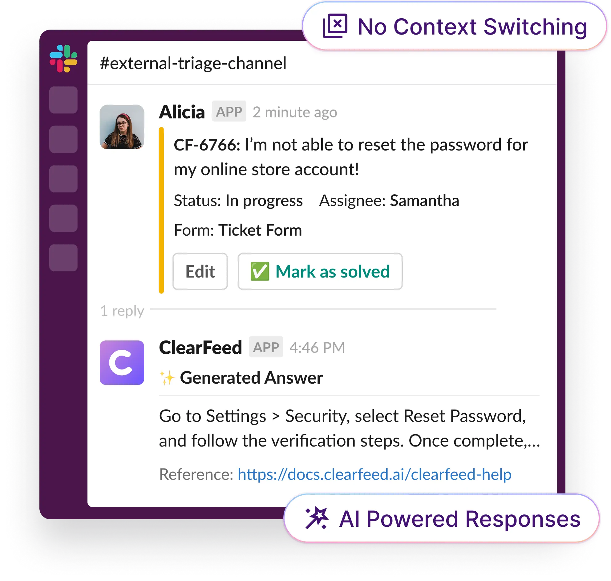 See why teams choose ClearFeed over Pylon