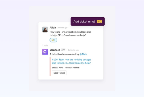 Create Tickets from Slack