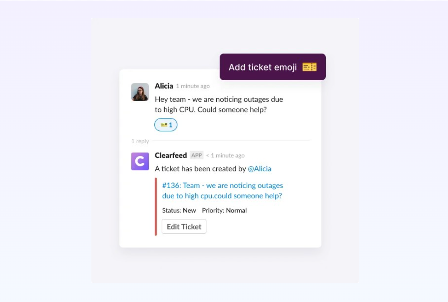 ClearFeed Integrations with Ticketing Systems