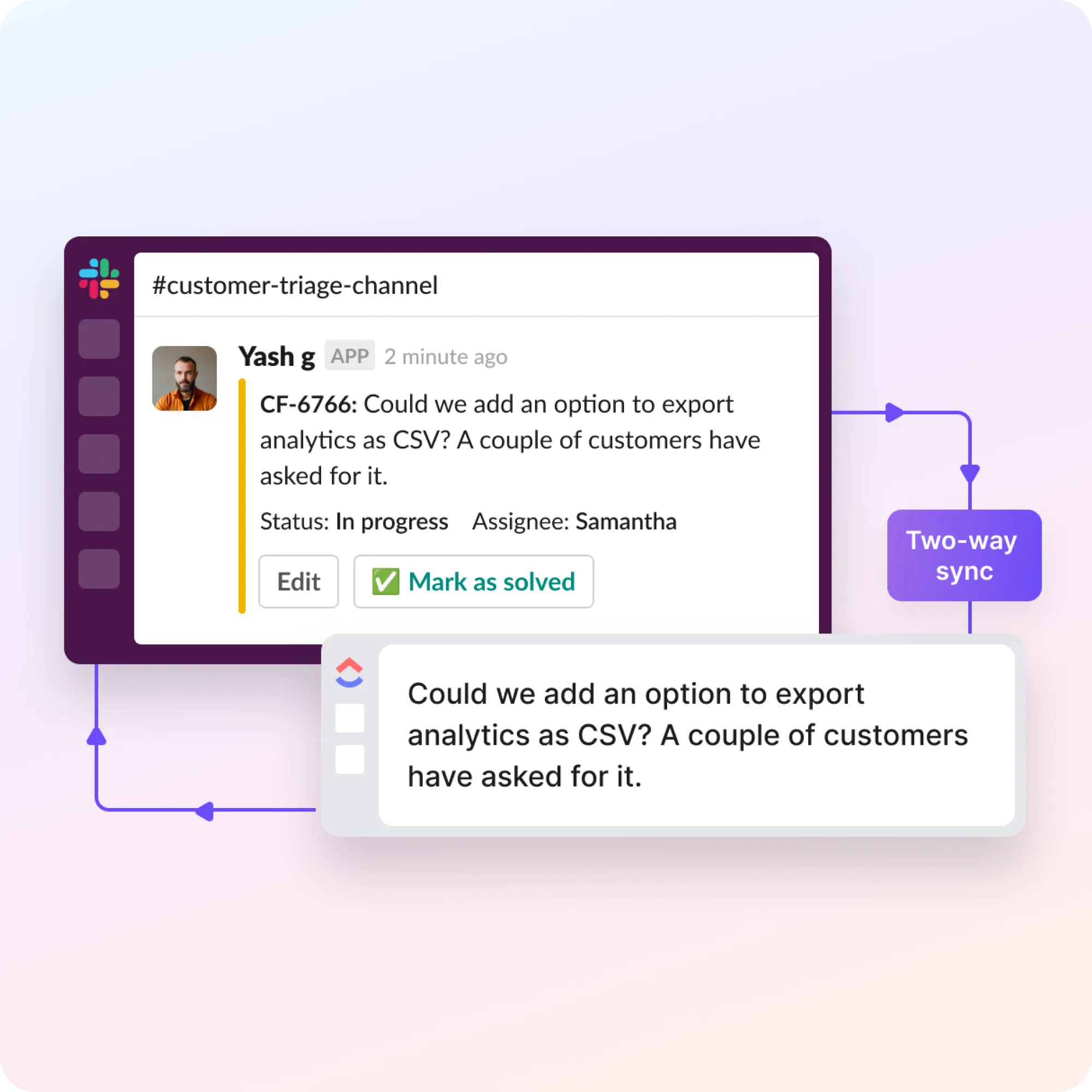 How A Global Web Dev Agency Uses ClickUp Slack Integration with ClearFeed to Streamline Client Support