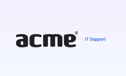 Generic IT Support Logo