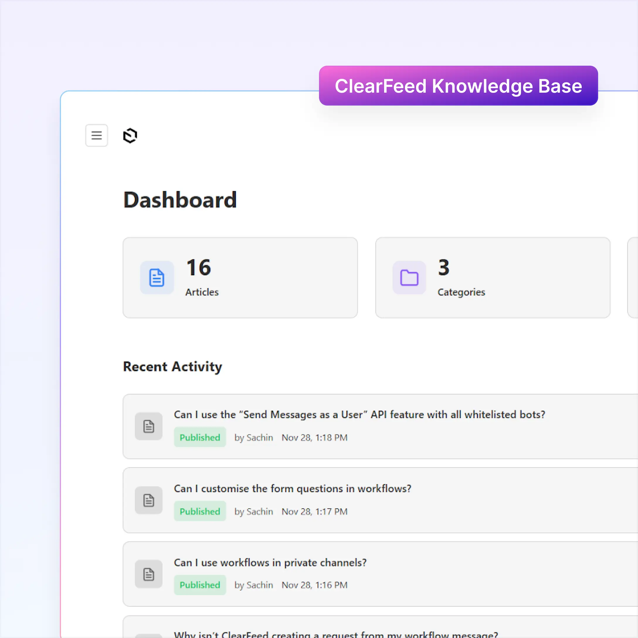 Publish & Brand your Knowledge Base