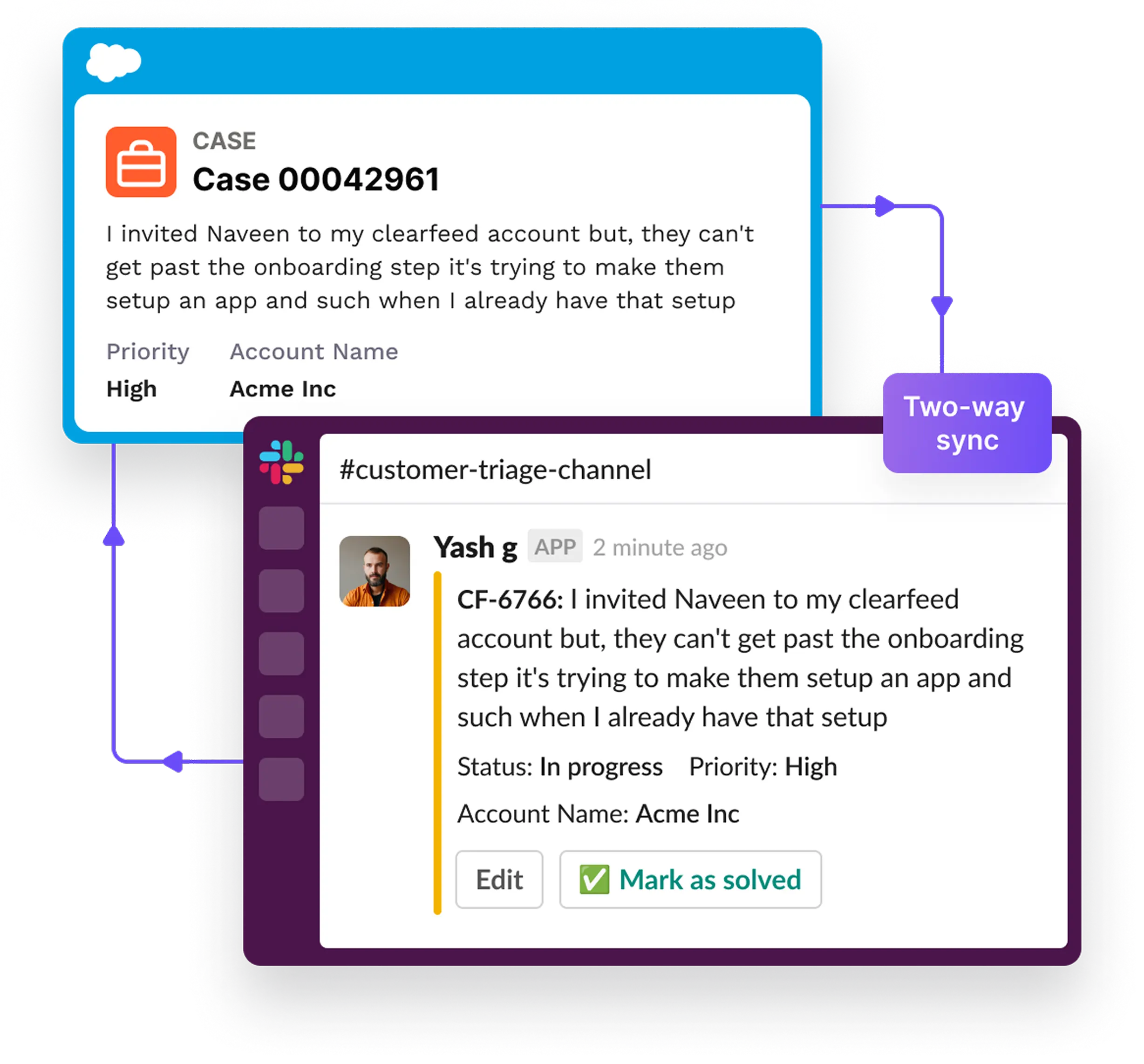 Bring Salesforce CRM Context into Your Slack Support Workflows