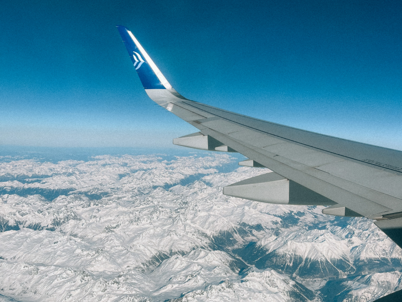 Photo d'ailde d'avion