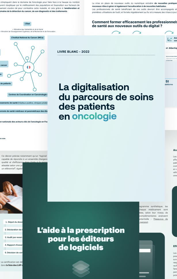 Illustration de livres blancs marketing