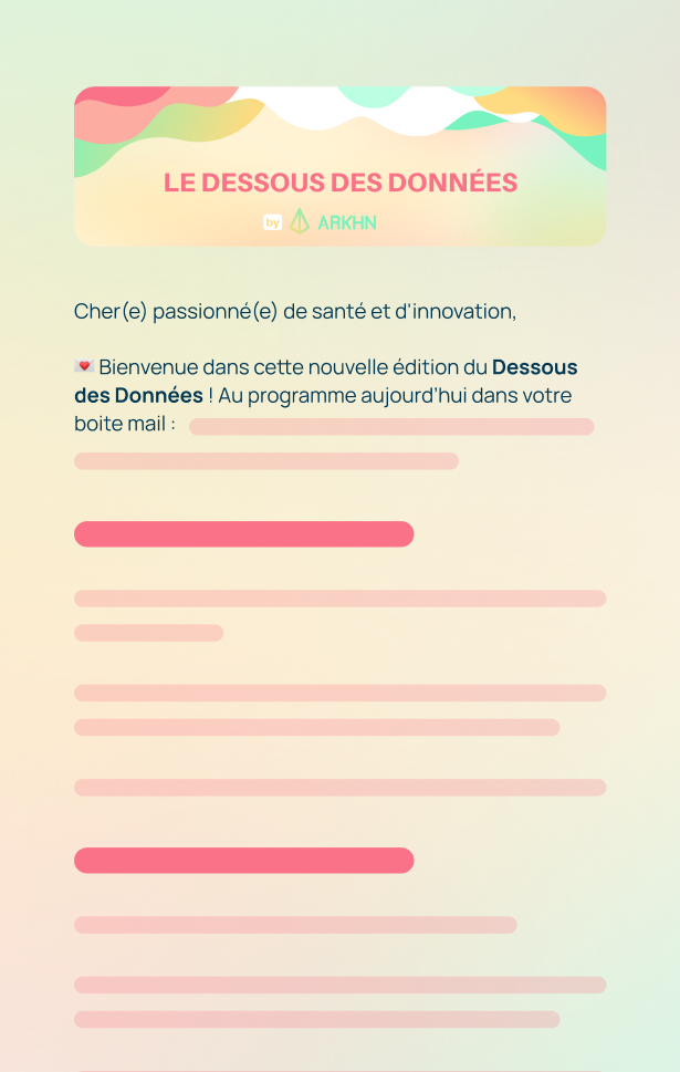 Illustration d'une newsletter marketing