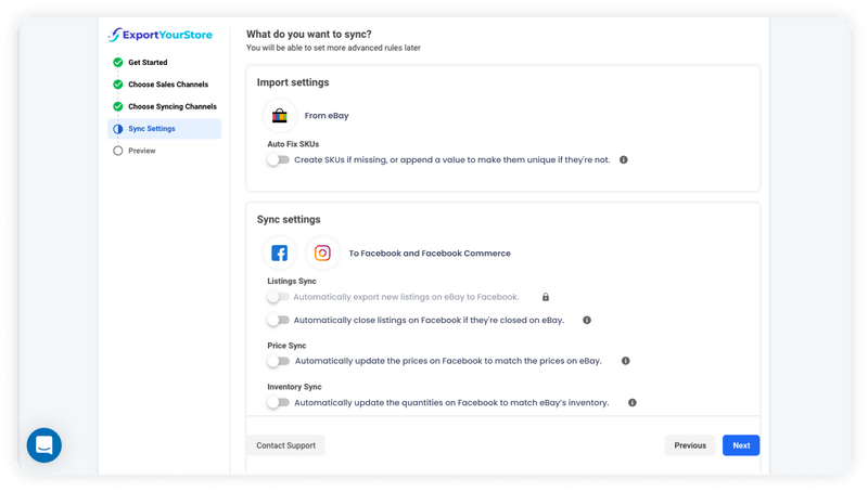 Import from eBay to Facebook & Migrate Your Store | ExportYourStore