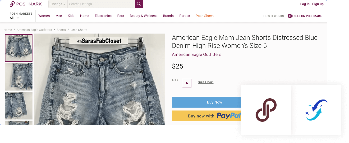 Poshmark listing optimization