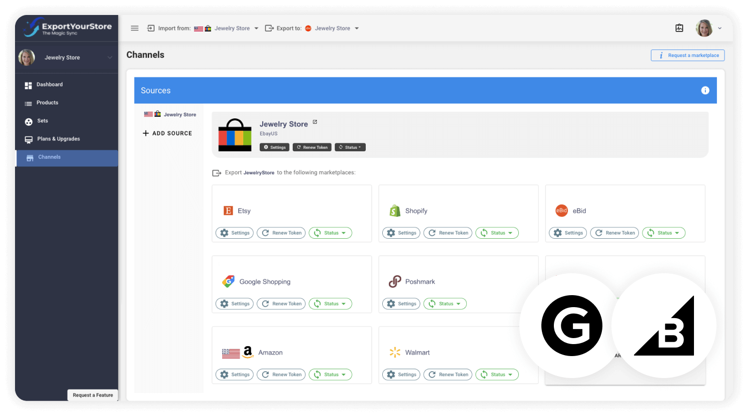 sell Grailed products on BigCommerce